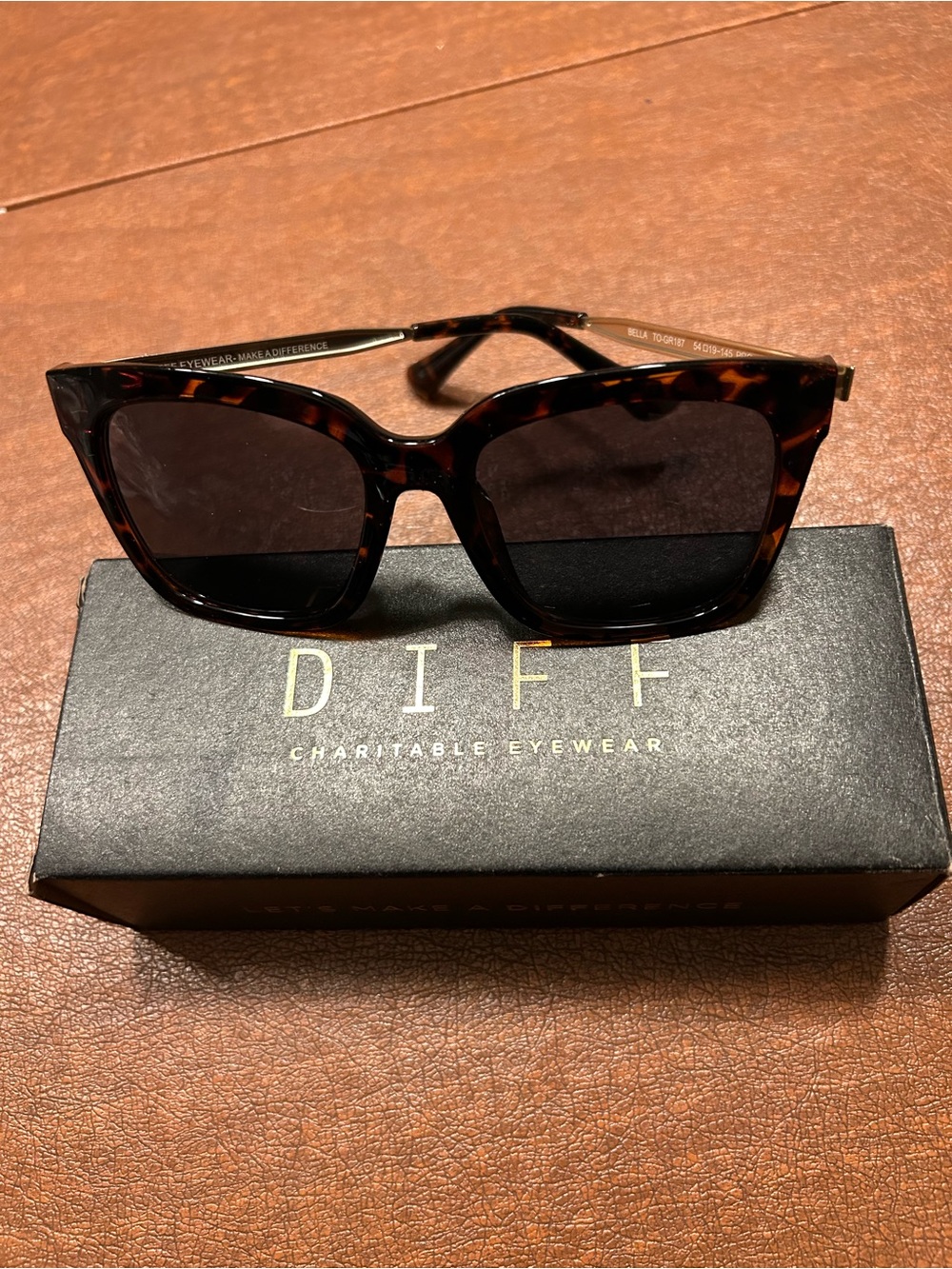 Diff Bella Tortoiseshell Sunglasses